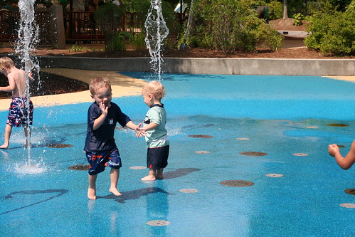 Playing in the Fountains