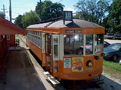 Preserved Milwaukee city streetcar from 1924.