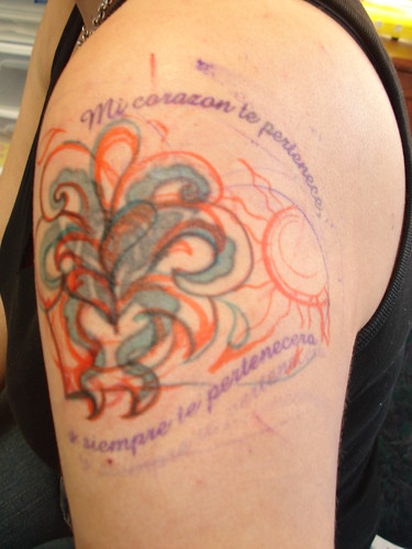 Left shoulder/arm cover-up tattoo | Flickr - Photo Sharing!