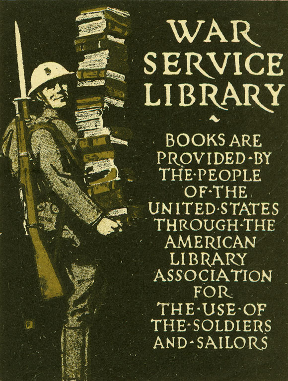 [Bookplate of the War Service Library]