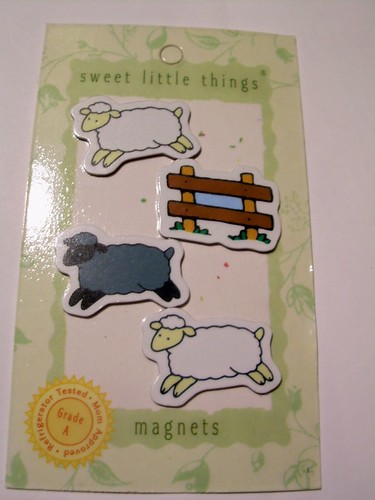 cutie cute sheep magnets