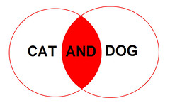 cat AND dog boolean venn diagram