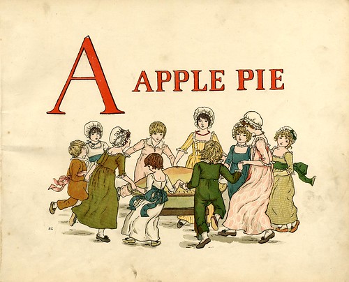 1-A Apple Pie by Kate Greenaway- 1900
