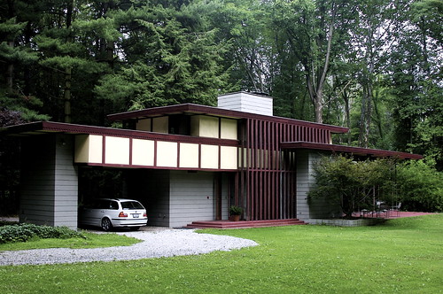 Frank Lloyd Wright Penfield House,  Willoughby Hills, Ohio,modern,house,design