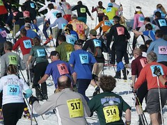 The Ski to Sea marathon start out on Mt. Baker. Thanks to Ramona Mayhem on Flickr for the photo.
