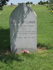 Elmer McCurdy Tombstone