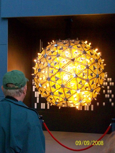 Ireland - Waterford Crystal Factory Tour - replica new years eve ball even has the light show!