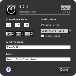 3-2-1(Dashboard timer widget for OS X)-2