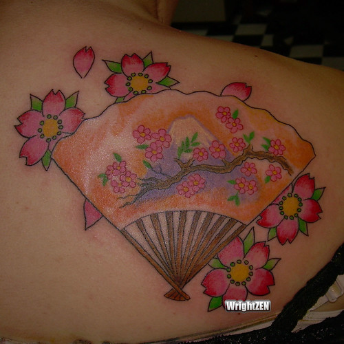 Japanese Fan Tattoo Photo by wrightzen Comment on this photo