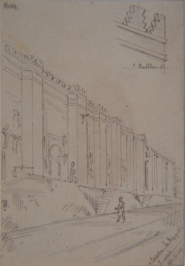 Cordoba. La Mezquita. East Wall (21/03/1865) 