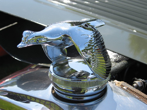 1930 Ford Coupe Hood Ornament by Brain Toad Photography 