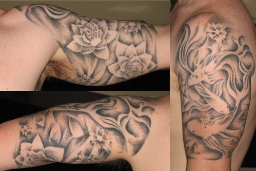 tattoos designs for men half sleeves. Japanese Sleeve Tattoo Designs - Comparison of Half Sleeve and Full Sleeve