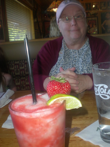 Strawberry Margarita and Nana!