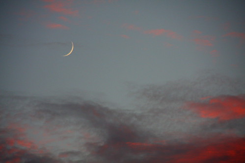 Sunset Moon in New Smyrna Beach, FL