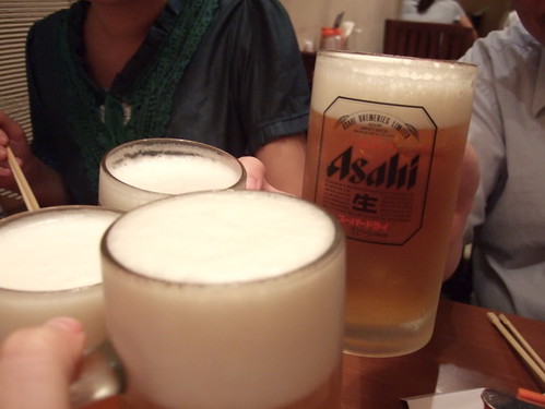 你拍攝的 Asahi 生啤酒。
