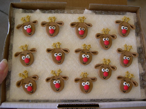 Queque Natal toppers Reindeer