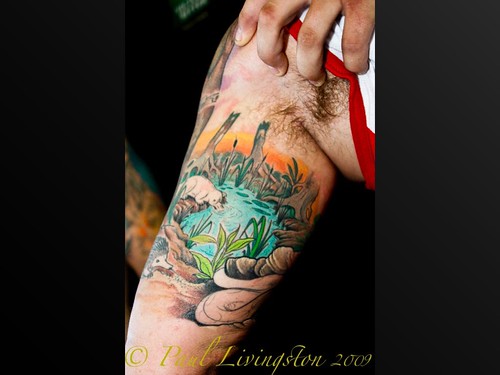 Australian themes tattoo platypus at bilabong tattoo