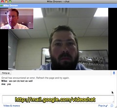 First Google Video Chat with Mike Dronen