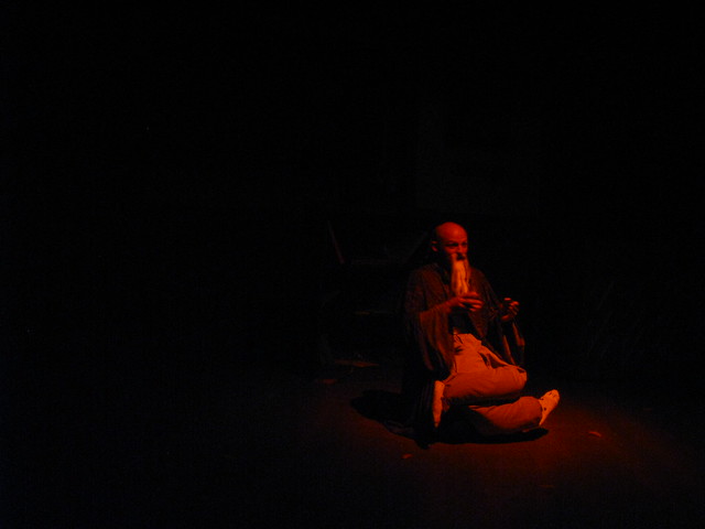 The Old Sage, Master Lao Tzu (Troy Blendell) senses the smell of vengeance in the air.