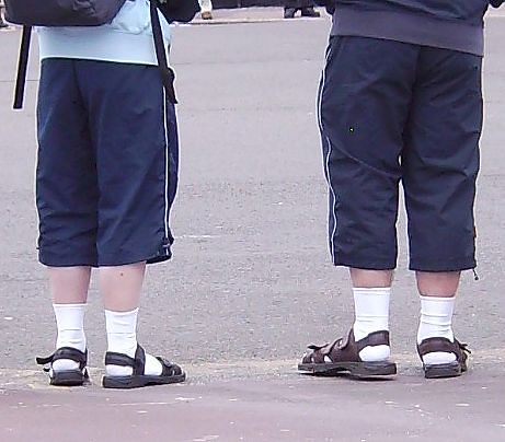 Socks In Sandals