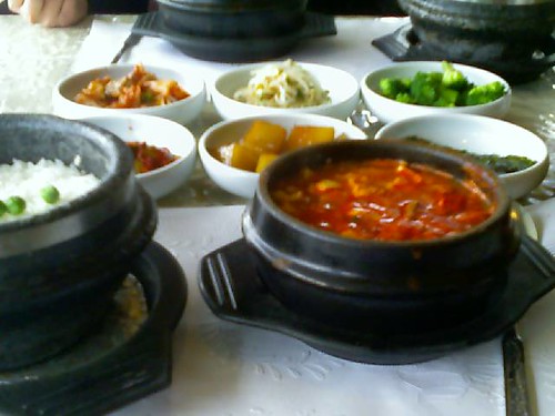 korean tofu with sides