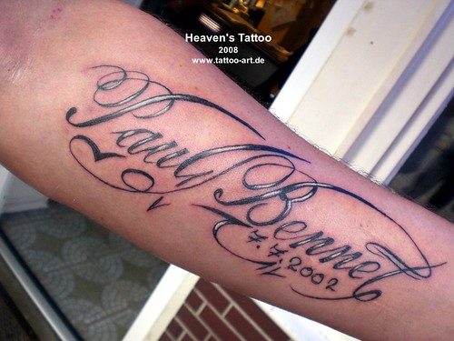 In this case, cursive tattoo fonts would entirely 