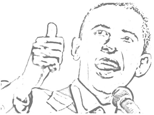 obama and coloring pages - photo #41