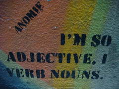 I'm so adjective, I verb nouns.
