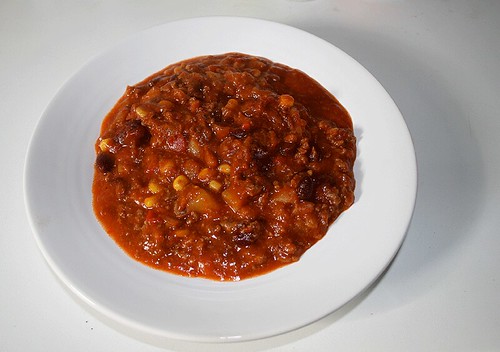 Rewe Chili con Carne - Verzehrfertig auf Teller
