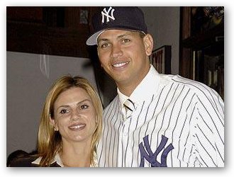 Cynthia Scurtis Rodriguez with A-Rod