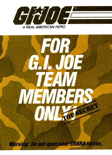 GI Joe Members Only - Cover A