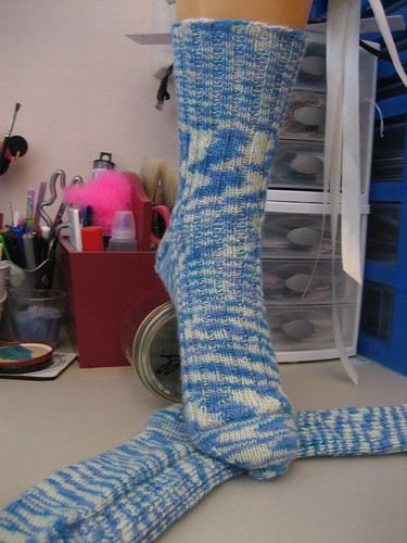 Blue Marble Socks