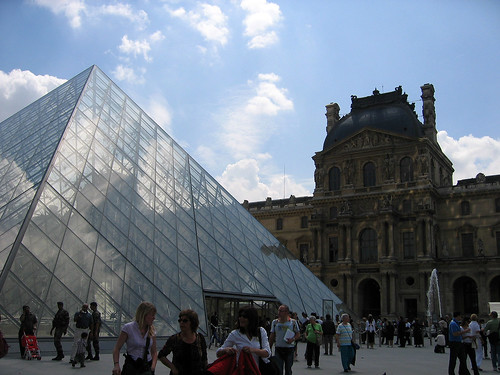 Louvre Museum courtyard