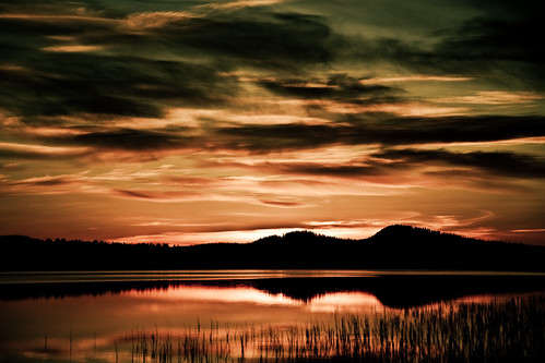 Solnedgång, Torasjärvi
