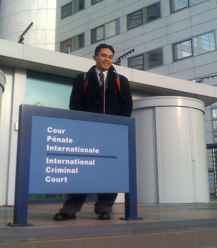Rik at ICC in The Hague