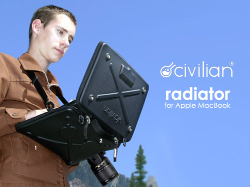 Civilian Lab Radiator MacBook 專用多工硬殼保護袋