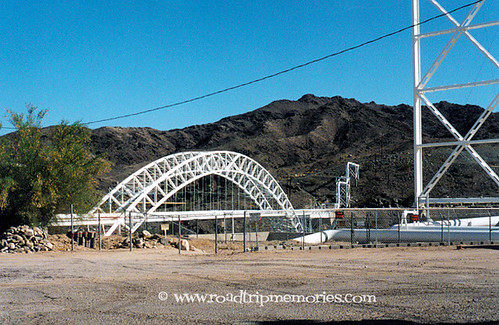 Old Trails Arch Bridge - old Route 66 crossing into California