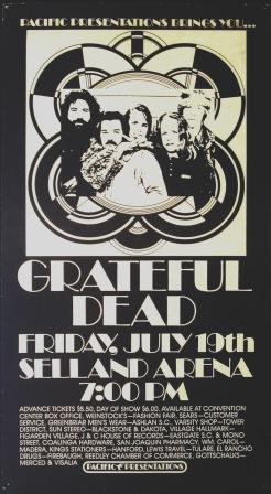 Grateful Dead - 7/19/74 Selland Arena - Fresno, California