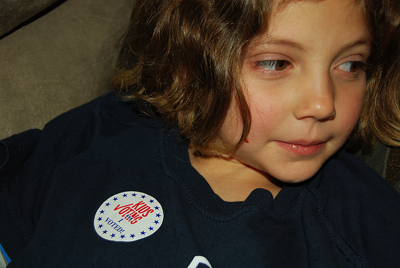 Grace with Voting Sticker