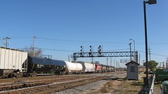 Eastbound Iowa, Chicago & Eastern Railroad freight train. Franklin Park Illinois. October 2008.