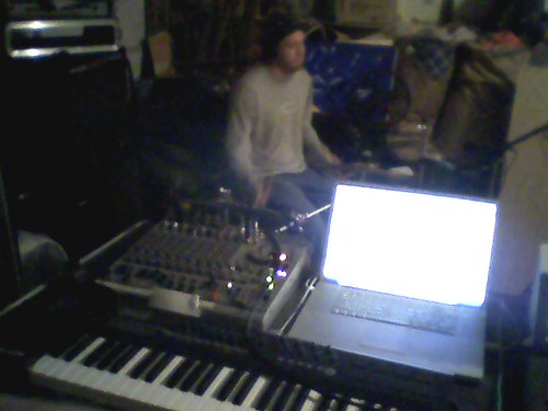 Kevin in the studio