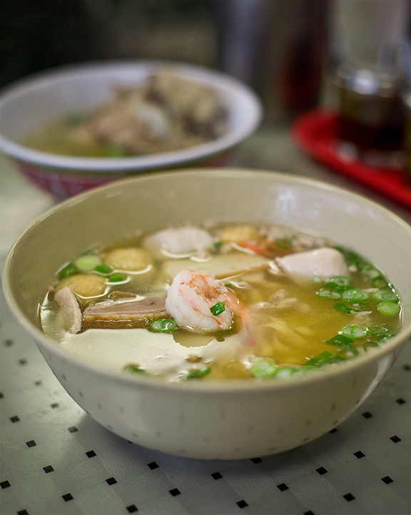 New Kamara Chinatown, Los Angeles - Chiu Chow Egg Noodle Soup