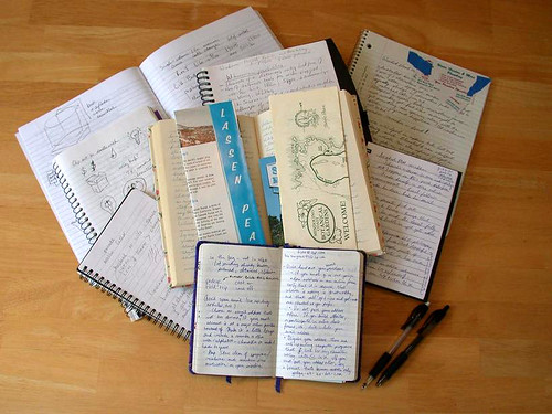 Notebook collection, vía flickr por Dvortygirl
