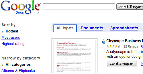 Google Docs - Templates