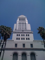 Downtown LA city hall