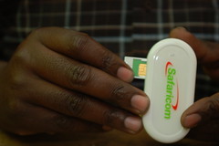 Safaricom's Internet Broadband Dongle (with SI...