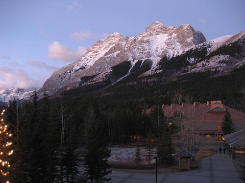 View from our room, Delta, Kananaskis