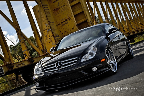 Mercedes CLS 55 on 360 Forged Straight 5ive cls mercedes with concave