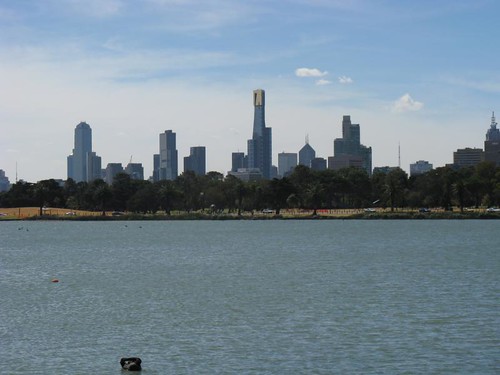 The city from Albert park