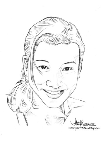 Portraits in pencil simple sketch Formul8 Nokia Book 8